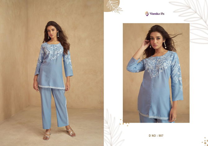 Vintage Vol 2 By Vamika Western Ladies Top With Pant Catalog